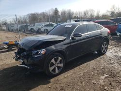 Salvage cars for sale at Chalfont, PA auction: 2017 Mercedes-Benz GLC Coupe 300 4matic