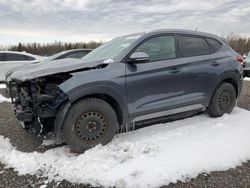 Salvage cars for sale from Copart Bowmanville, ON: 2017 Hyundai Tucson Limited