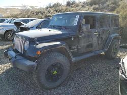 Salvage cars for sale at Reno, NV auction: 2018 Jeep Wrangler Unlimited Sahara