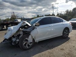 Salvage cars for sale from Copart San Martin, CA: 2017 Honda Accord LX