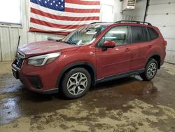 Salvage cars for sale from Copart Lyman, ME: 2021 Subaru Forester Premium