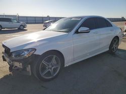 Salvage cars for sale from Copart Fresno, CA: 2016 Mercedes-Benz C300