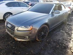 Salvage cars for sale from Copart New Britain, CT: 2012 Audi A5 Premium Plus