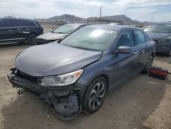 Salvage cars for sale at North Las Vegas, NV auction: 2017 Honda Accord EXL