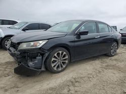 Honda Accord Sport Vehiculos salvage en venta: 2015 Honda Accord Sport