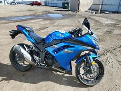 Salvage cars for sale from Copart Brighton, CO: 2017 Kawasaki EX300 A