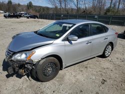 Salvage cars for sale at Candia, NH auction: 2015 Nissan Sentra S