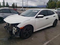 Salvage cars for sale at Rancho Cucamonga, CA auction: 2017 Honda Civic EX