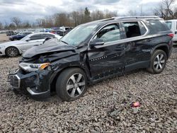 Salvage cars for sale at Chalfont, PA auction: 2021 Chevrolet Traverse LT