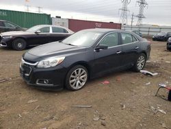 Salvage cars for sale at Elgin, IL auction: 2015 Chevrolet Malibu LTZ