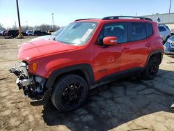Salvage cars for sale at Woodhaven, MI auction: 2019 Jeep Renegade Latitude