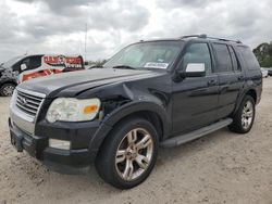 Salvage cars for sale at Houston, TX auction: 2010 Ford Explorer Limited