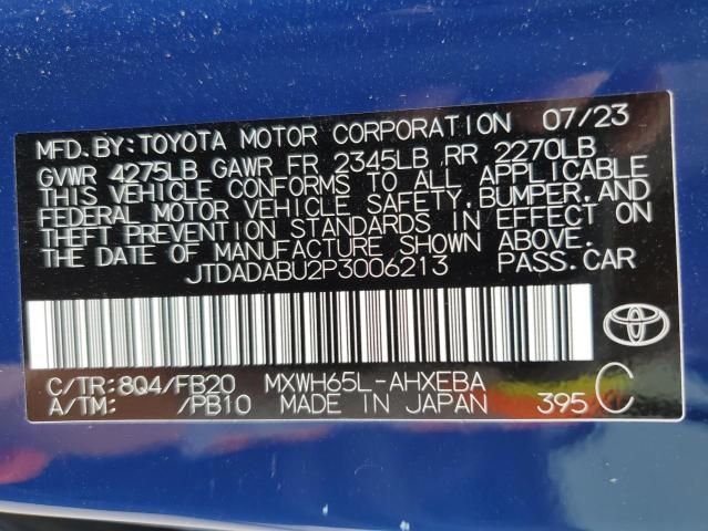 2023 Toyota Prius LE