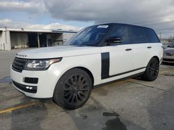 Salvage cars for sale at Sun Valley, CA auction: 2017 Land Rover Range Rover Supercharged