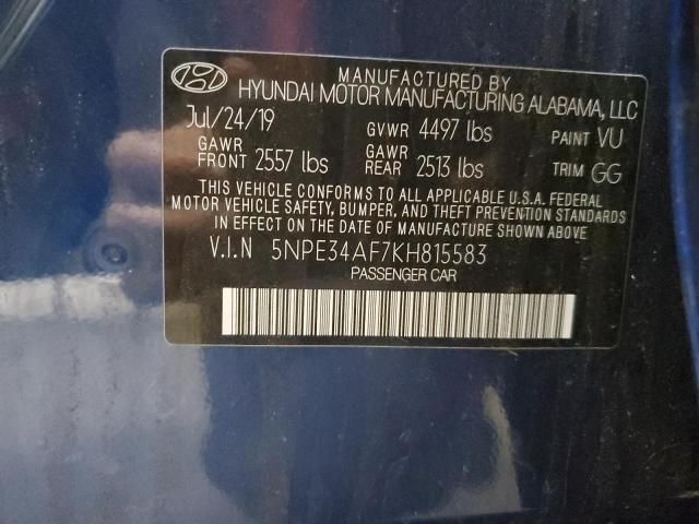2019 Hyundai Sonata Limited