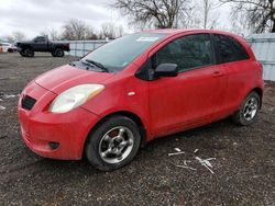 Salvage cars for sale at London, ON auction: 2007 Toyota Yaris