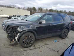 Salvage cars for sale at Exeter, RI auction: 2018 Ford Explorer XLT