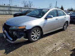 Vehiculos salvage en venta de Copart Lansing, MI: 2007 Acura TSX