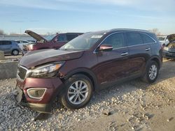 Salvage cars for sale from Copart Kansas City, KS: 2017 KIA Sorento LX