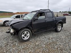 Salvage trucks for sale at Tifton, GA auction: 2000 Nissan Frontier Crew Cab XE