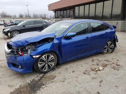 Honda Civic salvage cars for sale: 2017 Honda Civic EX