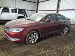 Salvage cars for sale from Copart Houston, TX: 2015 Chrysler 200 Limited