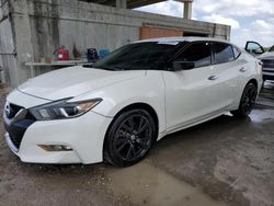 Salvage cars for sale at West Palm Beach, FL auction: 2016 Nissan Maxima 3.5S