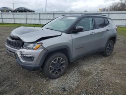Salvage cars for sale at Sacramento, CA auction: 2020 Jeep Compass Trailhawk