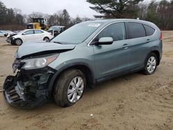 Salvage cars for sale at North Billerica, MA auction: 2012 Honda CR-V EX