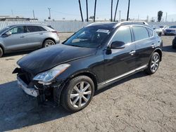 Salvage cars for sale at Van Nuys, CA auction: 2017 Infiniti QX50