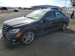 Mercedes-Benz C 250 salvage cars for sale: 2013 Mercedes-Benz C 250