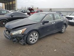 Salvage cars for sale from Copart Kansas City, KS: 2009 Honda Accord EXL