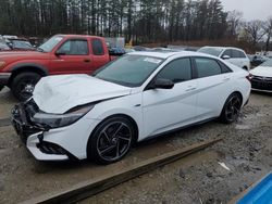 Salvage cars for sale at North Billerica, MA auction: 2023 Hyundai Elantra N Line