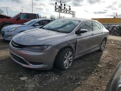 Salvage cars for sale from Copart Columbus, OH: 2015 Chrysler 200 Limited