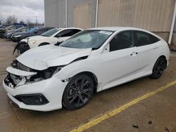 Salvage cars for sale from Copart Lawrenceburg, KY: 2019 Honda Civic Sport