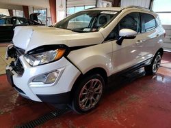 Salvage cars for sale at Angola, NY auction: 2022 Ford Ecosport Titanium