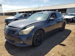 Salvage cars for sale at Phoenix, AZ auction: 2010 Infiniti G37 Base