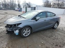 Chevrolet Cruze LT salvage cars for sale: 2018 Chevrolet Cruze LT