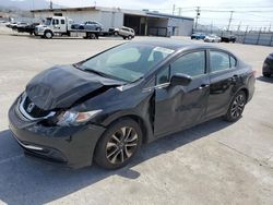 Honda salvage cars for sale: 2015 Honda Civic EX