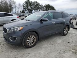 Salvage cars for sale at Loganville, GA auction: 2017 KIA Sorento LX