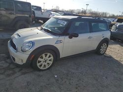 Salvage cars for sale at Indianapolis, IN auction: 2013 Mini Cooper S Clubman