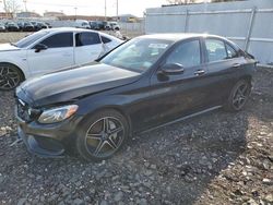 Mercedes-Benz C 300 4matic salvage cars for sale: 2018 Mercedes-Benz C 300 4matic