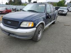 Ford f-150 salvage cars for sale: 2002 Ford F150 Supercrew