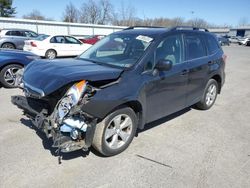 Salvage cars for sale from Copart Glassboro, NJ: 2015 Subaru Forester 2.5I Limited