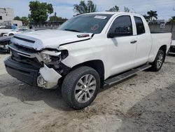 Vehiculos salvage en venta de Copart Opa Locka, FL: 2016 Toyota Tundra Double Cab SR/SR5