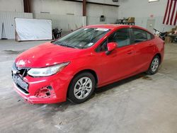 Salvage cars for sale at Lufkin, TX auction: 2019 Chevrolet Cruze