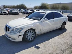 Salvage cars for sale at Las Vegas, NV auction: 2007 Mercedes-Benz S 550