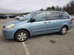 Salvage cars for sale at Brookhaven, NY auction: 2005 Toyota Sienna CE