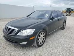 Salvage cars for sale at Arcadia, FL auction: 2007 Mercedes-Benz S 550