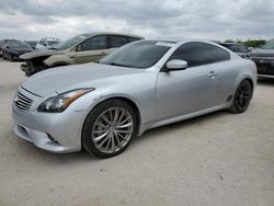 Salvage cars for sale from Copart San Antonio, TX: 2013 Infiniti G37 Journey